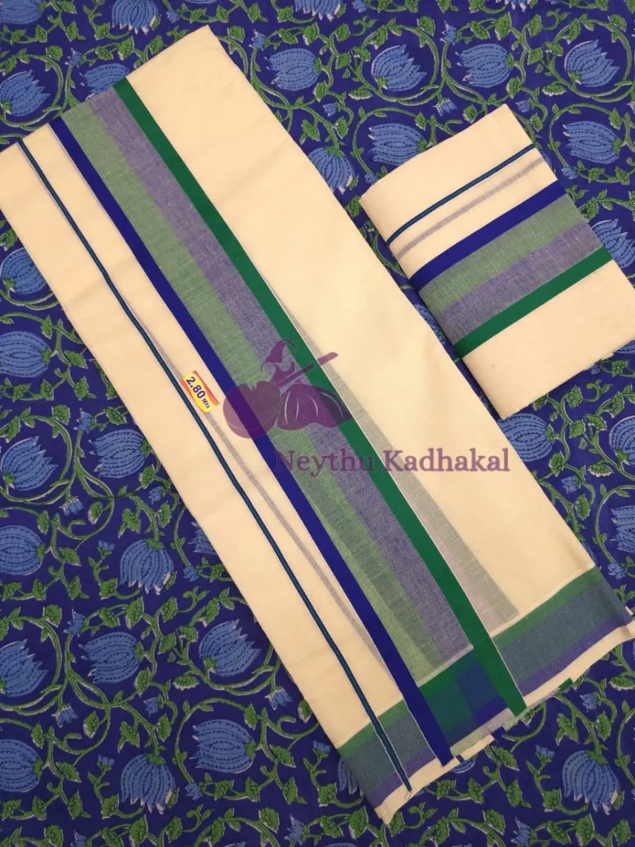 BlueBerry  Blue & Leaf Green - Manthikkara - view 1