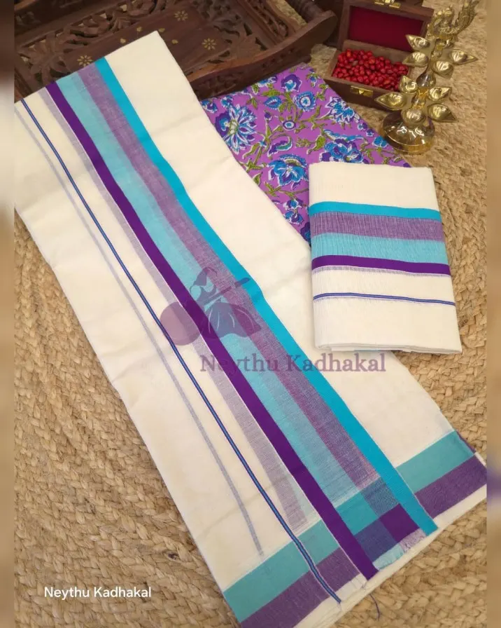 Violet & Sky Blue - Manthikkara - view 1