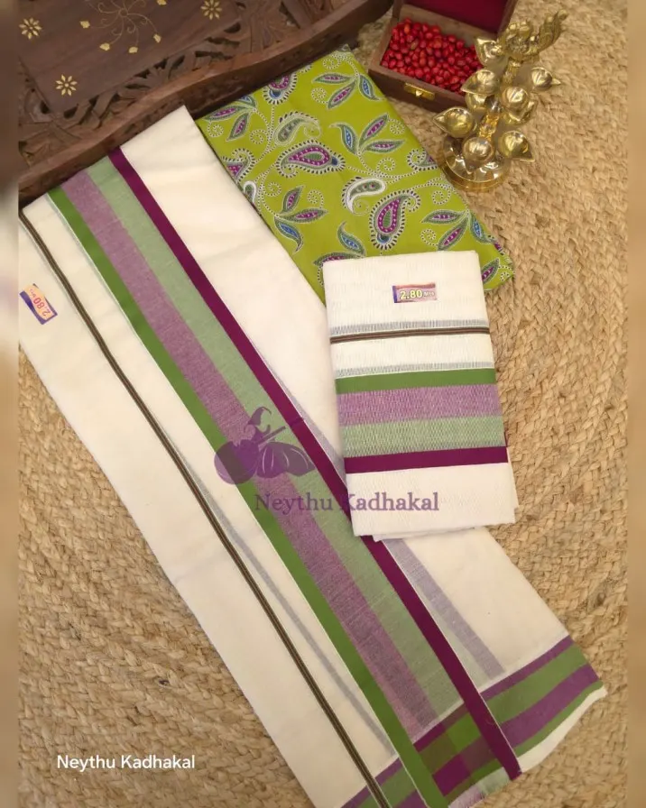 Green Gram & Purple - Manthikkara - view 1