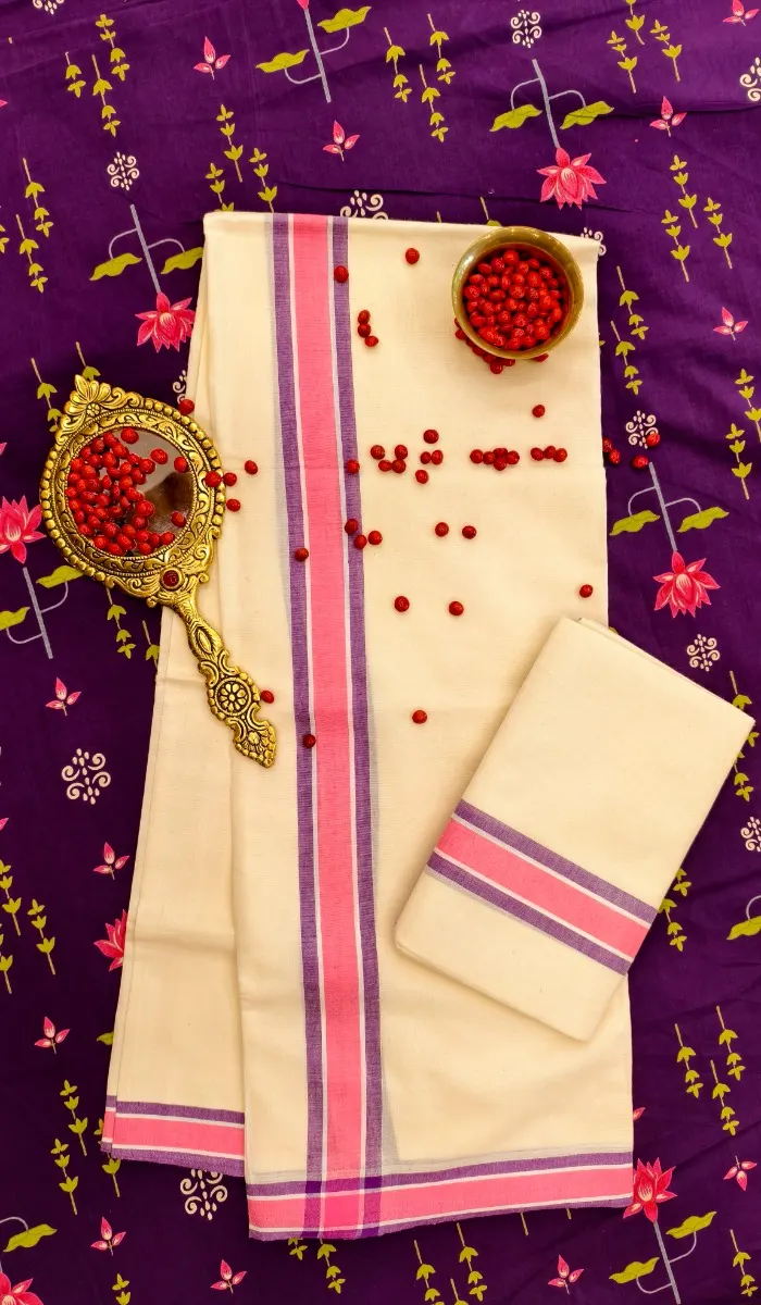 Purple & Rosepink - Chemandhikkara 2 Inch SM - view 1