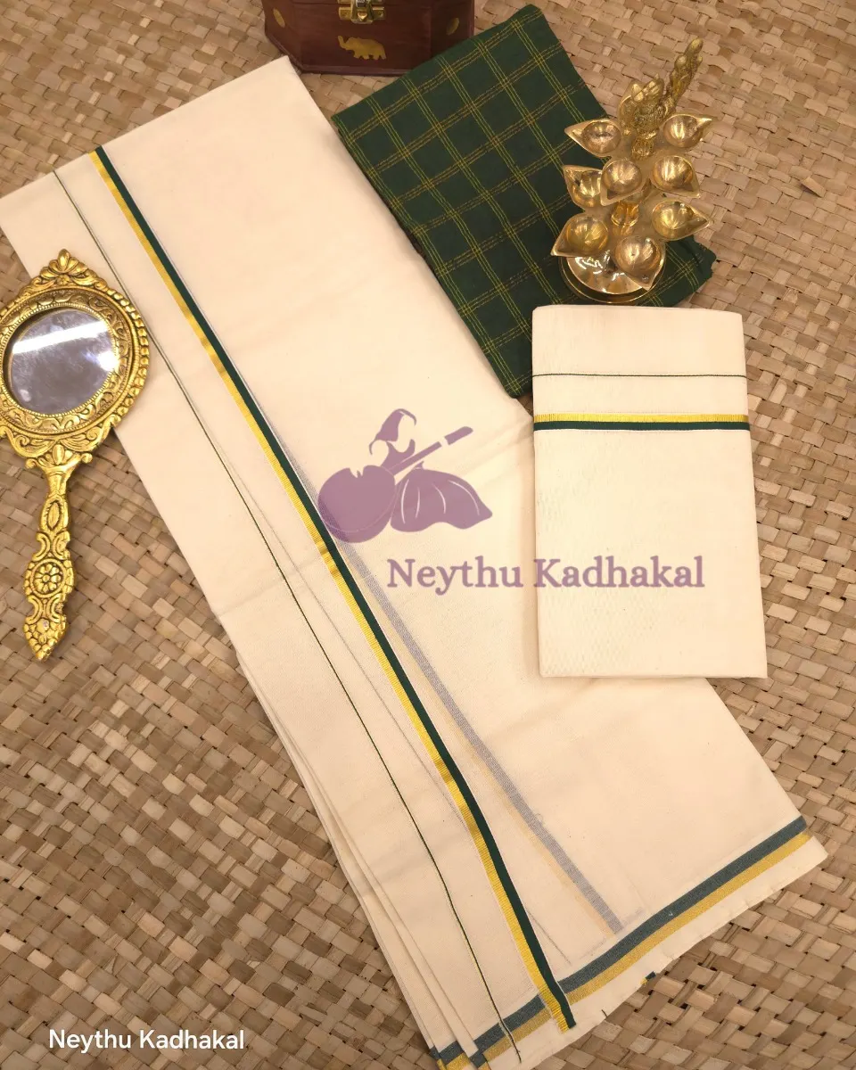 Green & Gold - Puliyilakara Premium SM thumbnail 2