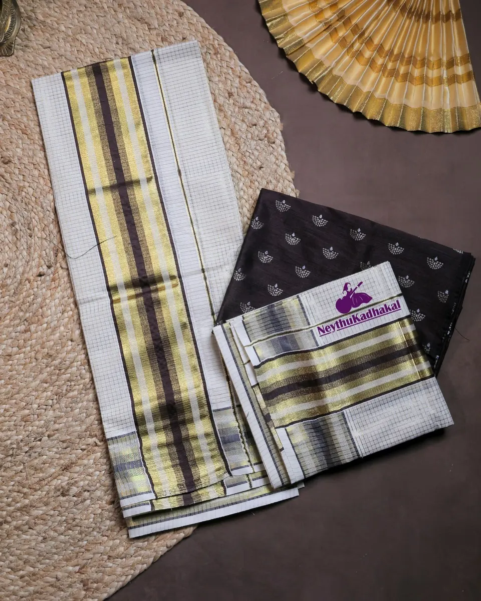 CoffeeBrown with Kasav - Micro Check pattern SM thumbnail 2