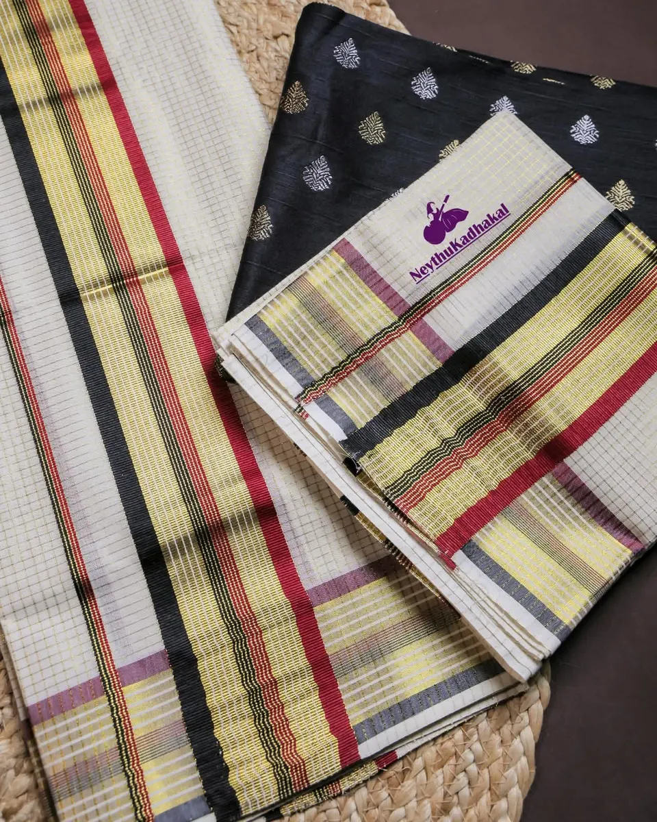 Black & Maroon - Micro Check pattern - SM thumbnail 2