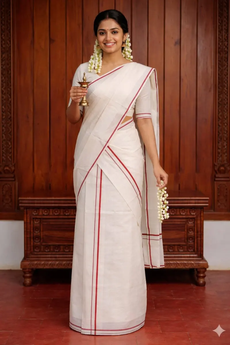 Puliyilakara Premium - Brick Red thumbnail 2