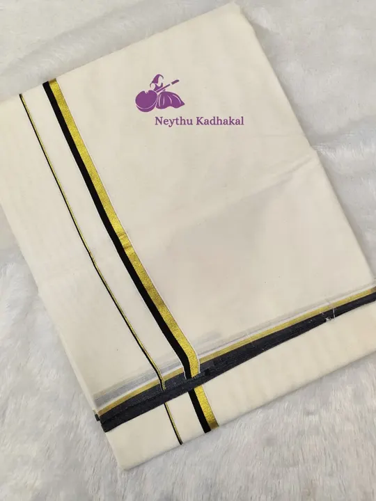 Varnika - Black Puliyilakara With Golden kasav -SS