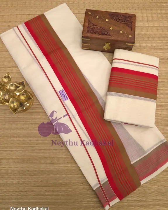 RustRed & Olive Brown - Kattikara SM - Navaratri Special