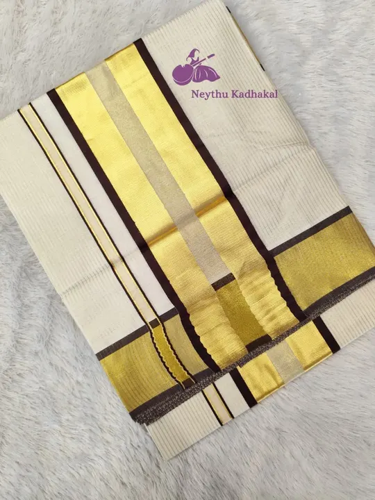 Mridula - 4*5 Micro Line Saree - CoffeeBrown