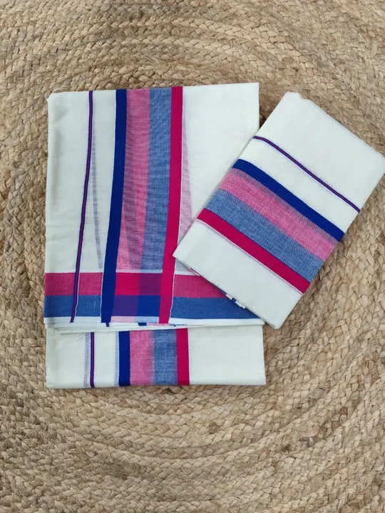 Royal Blue & Magenta - Manthikkara SM