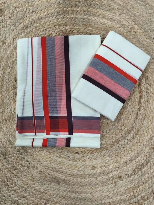 Rust Orange & Coffee Brown - Manthikkara SM