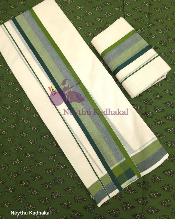 Olive Green & DarkGreen - Manthikkara