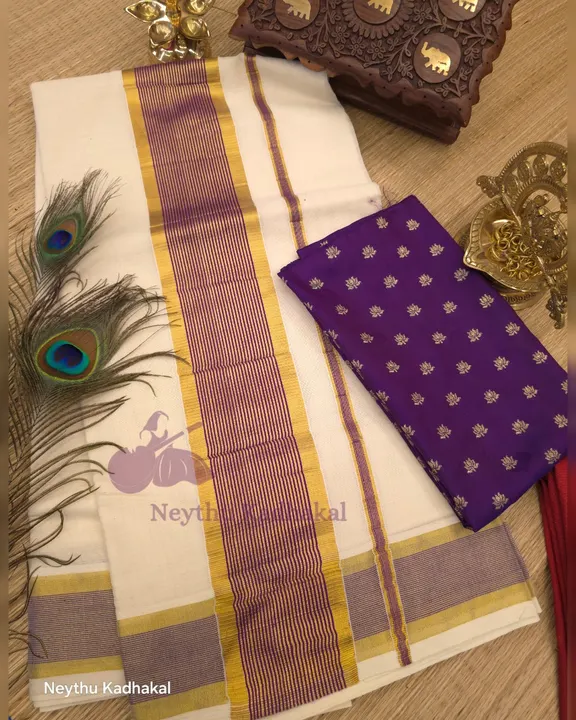 Violet With GoldenBorder - Kara With Kasav