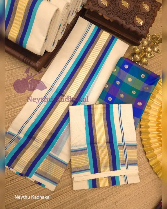 SkyBlue & RoyalBlue - PREMIUM Kara With Kasav-SM