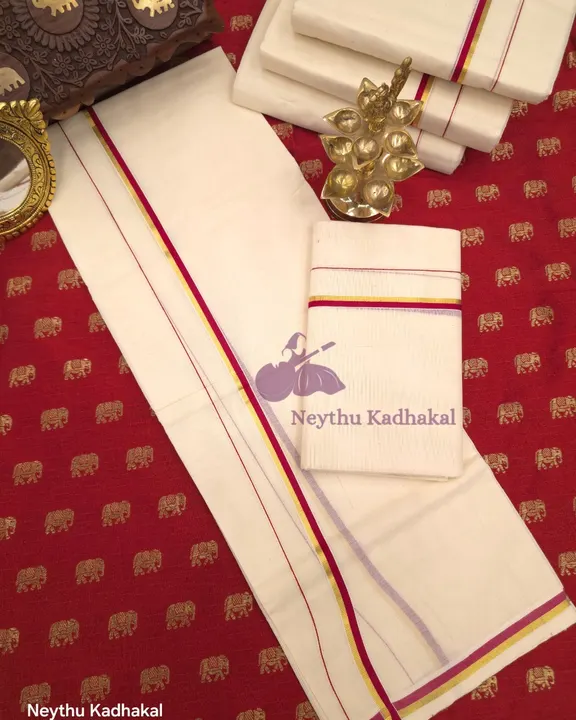 Maroon & Gold - Puliyilakara Premium SM
