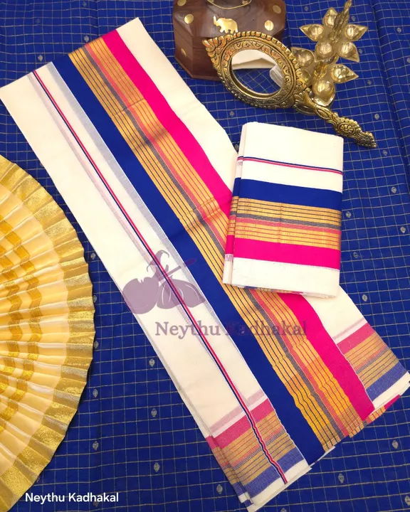 RoyalBlue & Pink With Kasav Boldline - Kara With Kasav SM 