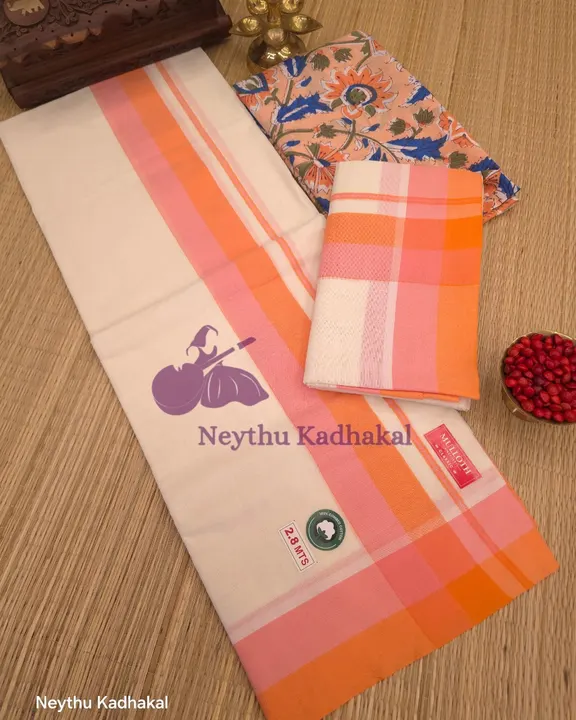 RosePink & Orange - Premium Mulloth SM