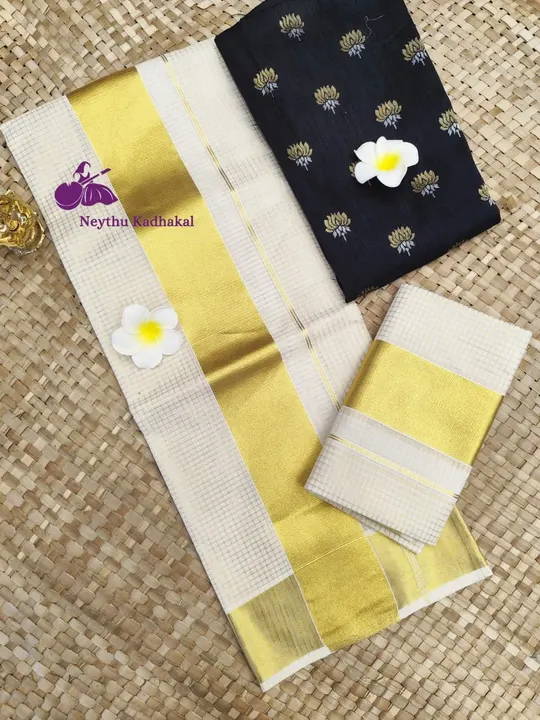 3*3 Checked  Single kasav Set Mund - TS